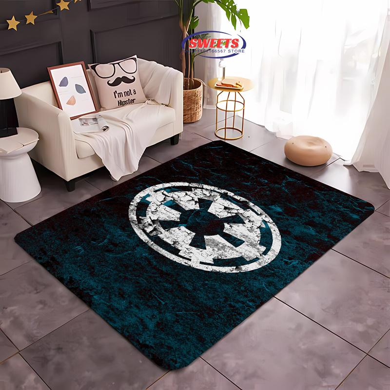 Next Day Shipping Classic L0G0 Printed Carpet,Living Room Bedroom Office Children's Room of Choice,Non-slip Machine Washable Mat