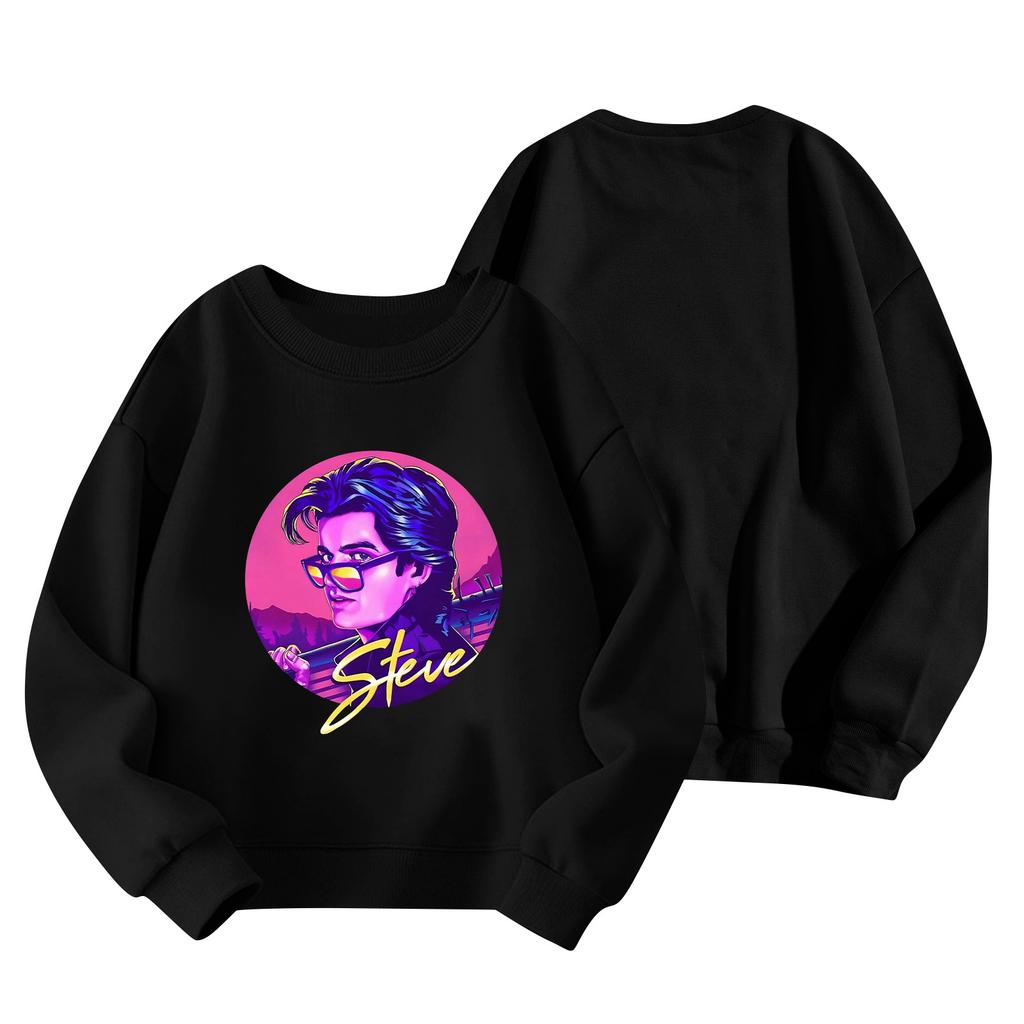 Hanorac pentru copii Băieți și fete Hanorac cu mânecă lungă imprimat la modă 3-14 ani