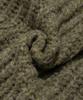 OTHERFITS Cable High-Neck Knit Zip-Up (Khaki)