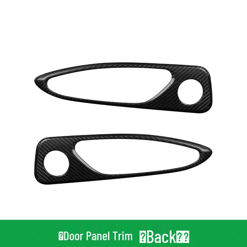 Alfa Romeo Giulia Carbon Fiber Door Panel Trim Exterior Upgrade