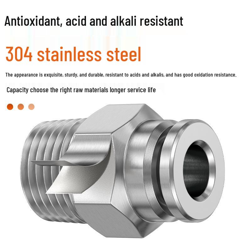 Stainless Steel Pneumatic Air Hose Quick Connect Elbow PC4-01/PL6/8/10/12 Connector