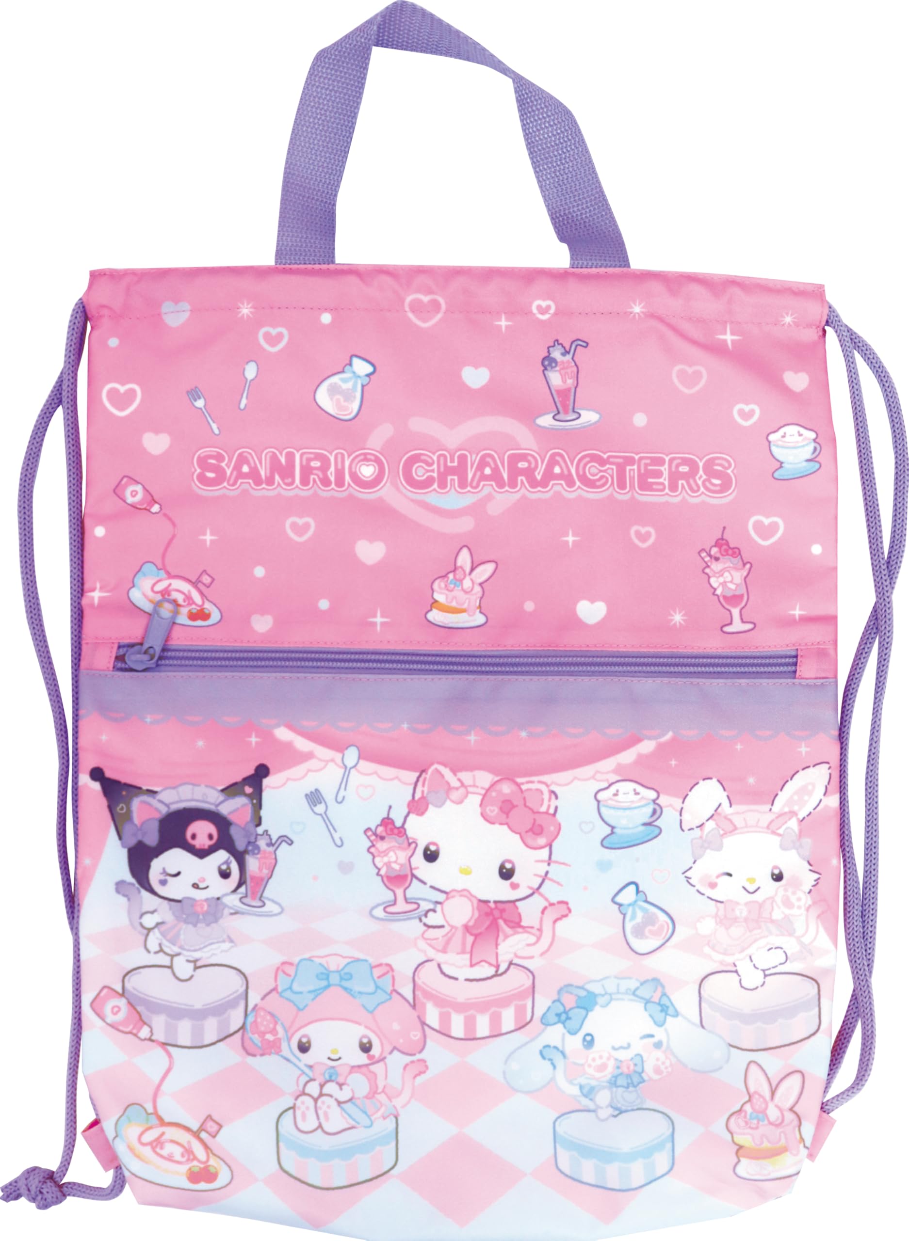 Мешок-рюкзак на завязках с персонажами Sanrio SBN565 [J s Planning]