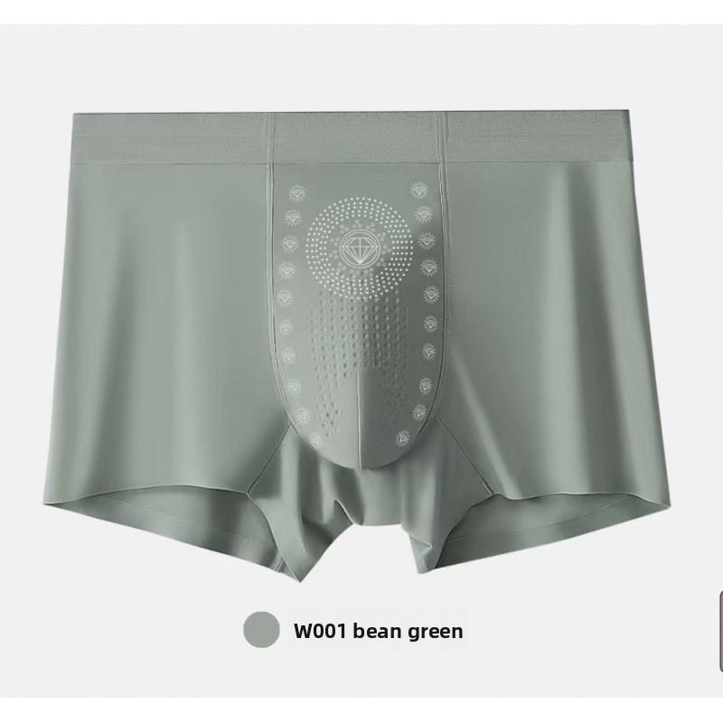 Men's Spring and Summer Negative Ion Moisture Absorbing Antibacterial 5A Level Antibacterial Crotch Briefs