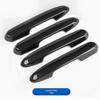 4pcs Carbon Fiber Chrome Car Door Handle Cover Scratch Protective Accessories For Toyota RAV4 2020 2026 2026 2026 2026