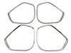 Finish Stainless Steel Door Speaker Rings for Fit Hybrid Ultra-Mirror (4-Piece Set) GP5/GP6 (SPEAKER-062)