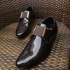 Fashion Men Fashion Classic Formal Shoes Black Brown Luxury One Step Men Lefu Shoes Korean Wedding Party Shoes Size 38-46 Men Shoes