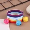 Children'S Wrist Elastic Ribbon Performance Rainbow Wrist Strap Stage Performance Wrist Bell