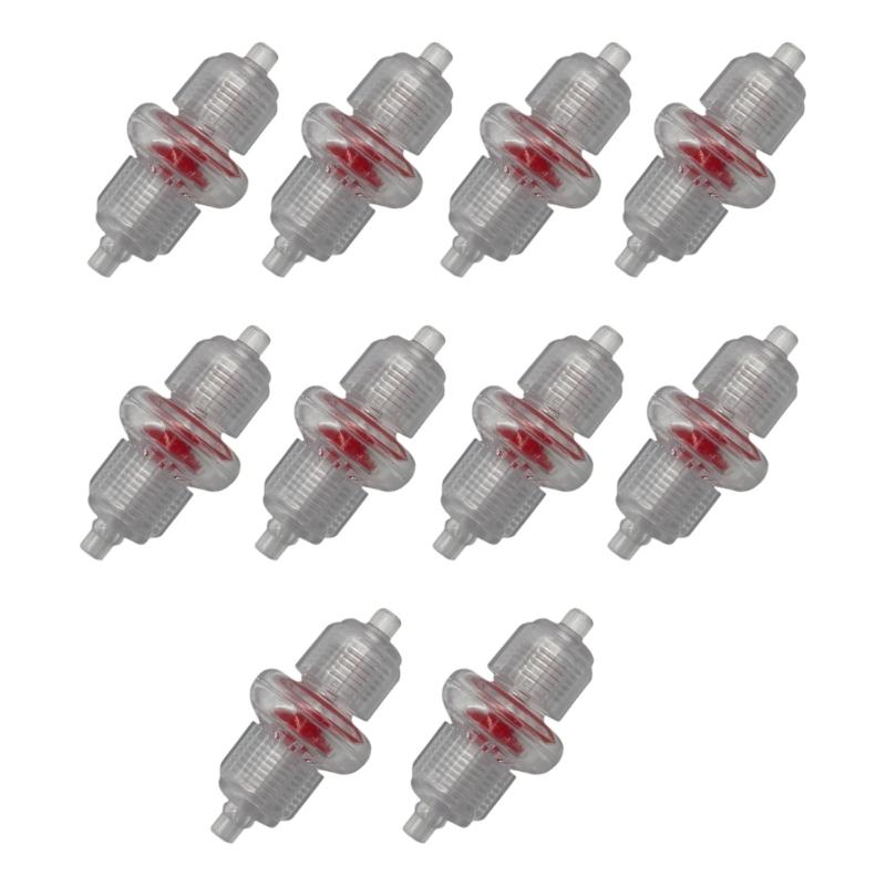 10PCS NonReturn Check Valves For Fish Tanks Air Pumps 3/16Inch Airline Tubing Unidirectional Valves Aquarium Accessories