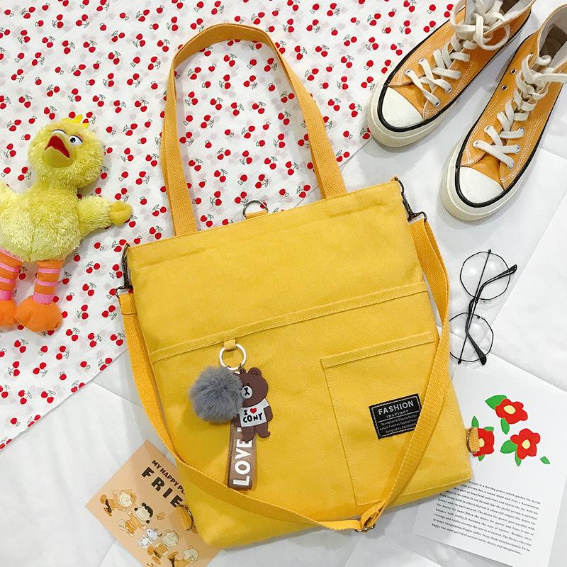 New Women's Bag Large Capacity Canvas Bag Shoulder Bag Crossbody Handbag