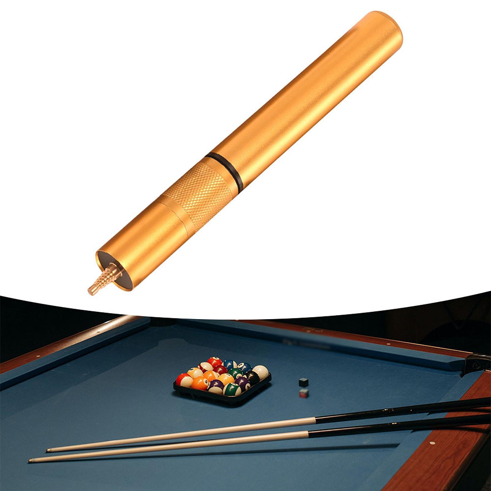 

Удлинитель для бильярдного кия, телескопический тренировочный стержень из алюминиевого сплава, легкий инструмент Fangs Gold