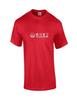 T-shirt Rouge en Coton Sichuan Airlines Logo Blanc Geek de l'Aviation Chinoise