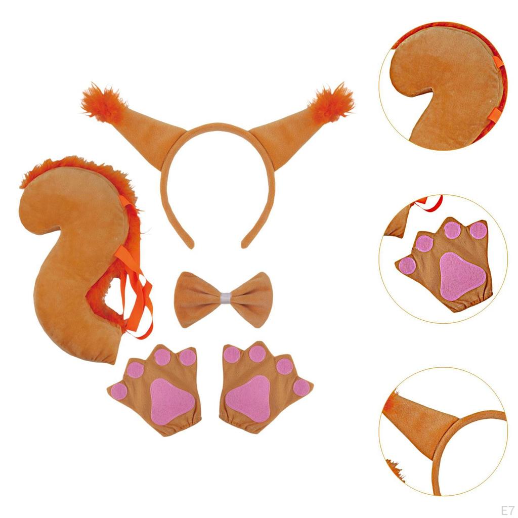 Tierkostüm-Zubehörset für Halloween-Feiern