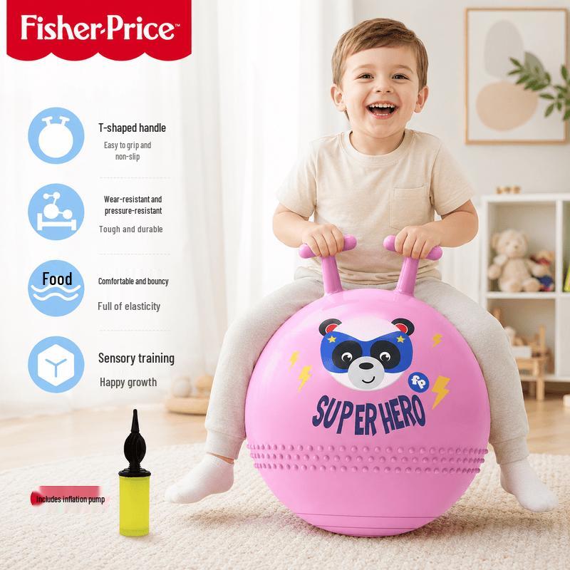 Fisher-Price Sensory Bouncing Horn Ball with Pump