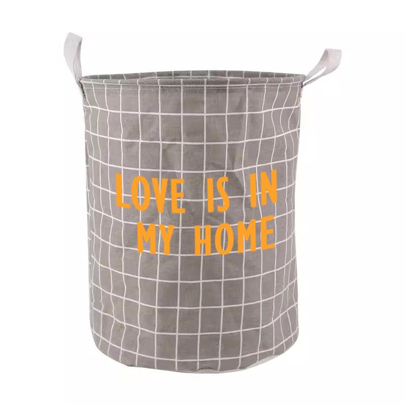 Household Fabric Laundry Basket Laundry Basket Foldable Laundry Basket Storage Basket for Dirty Clothes Storage Bucket Laundry Basket