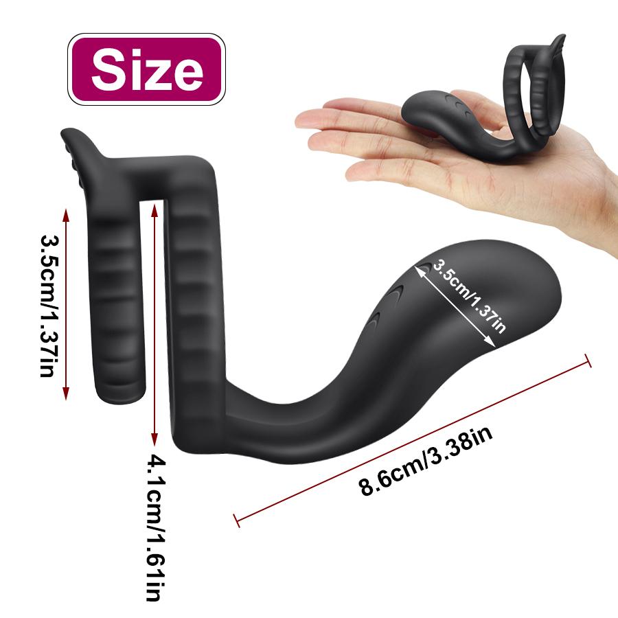 Wearable Sleeve for Penis Cock Ring Vibrator Sex Toys for Adults Vibrating Rings  Stimulator Men Sexy Toys