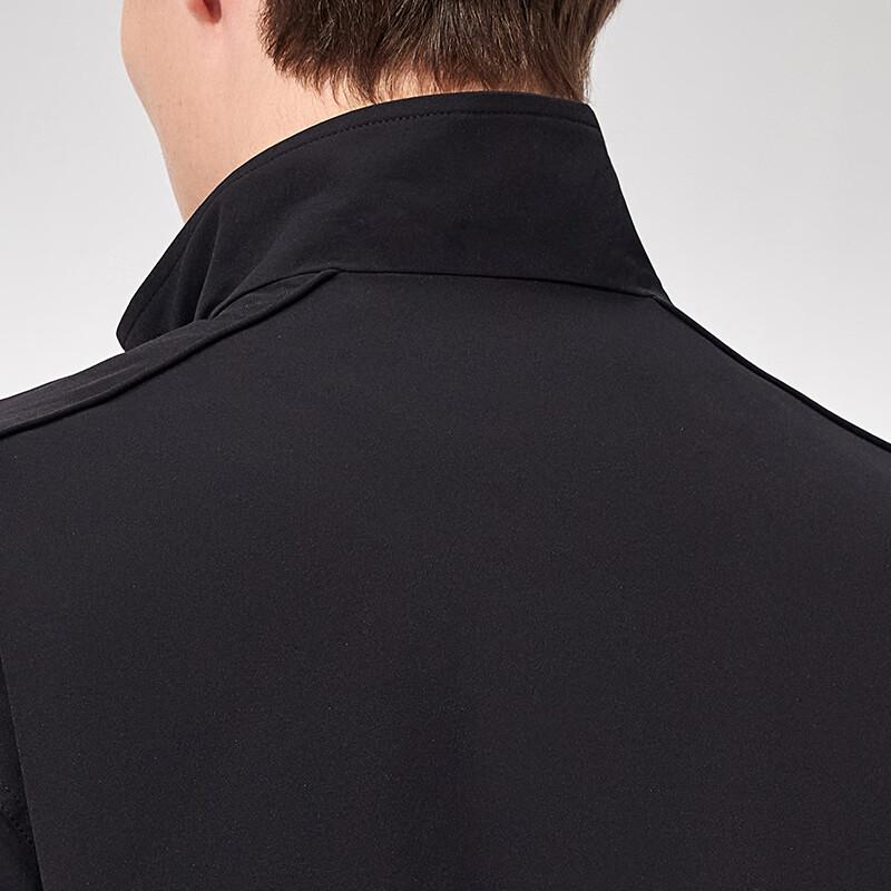 Antonio Men's Lightweight Business Casual Windproof Stand Collar Jacket