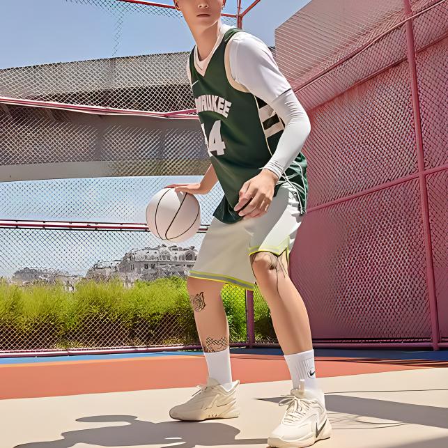 Nike Giannis Antetokounmpo #34 Milwaukee Bucks Printed Logo Fitted Basketball Vest Men Top Green DB3579-323