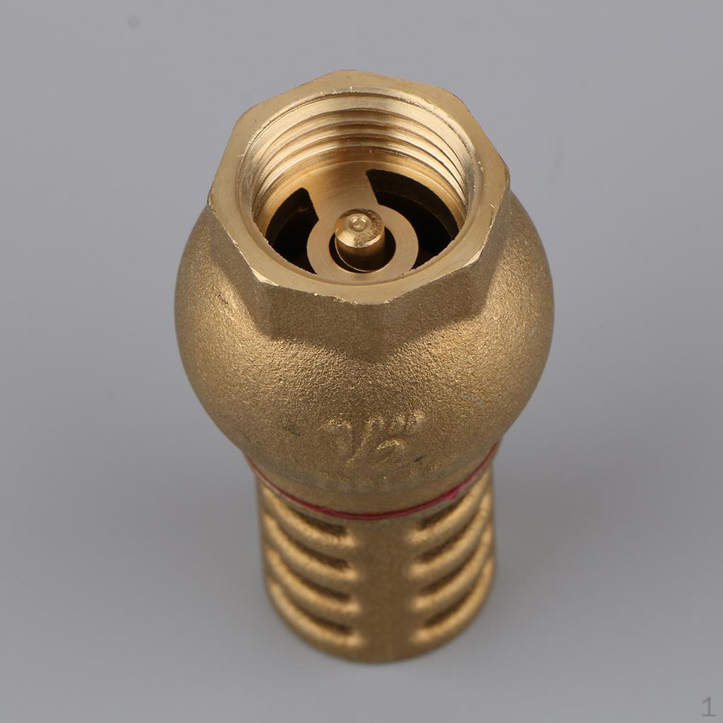 Einfach Zu Installieren Brass Foot Bottom Valve Plumbing Hardware , DN15