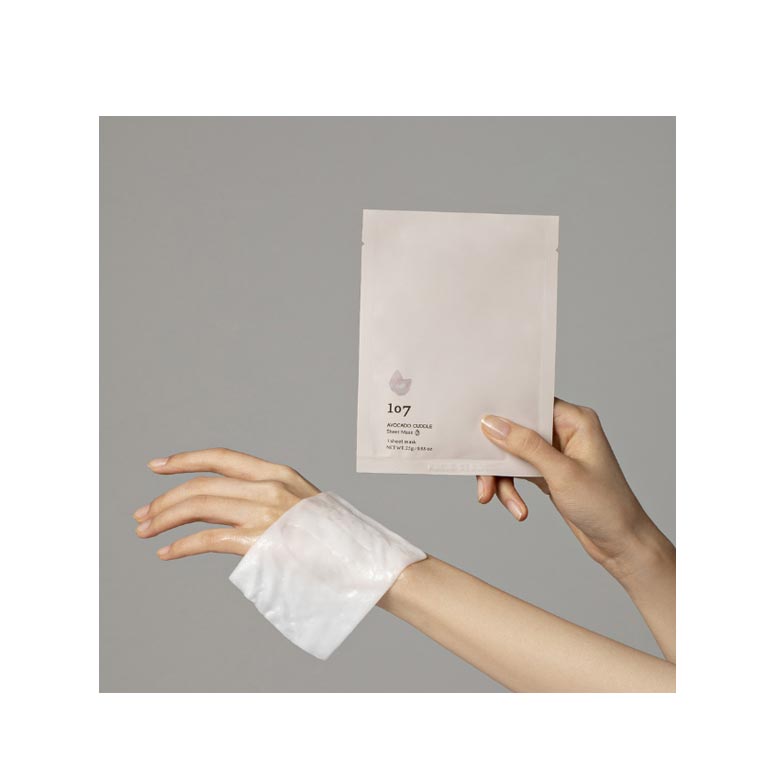 ONEOSEVEN Mască cu folie cu avocado 25g*5ea