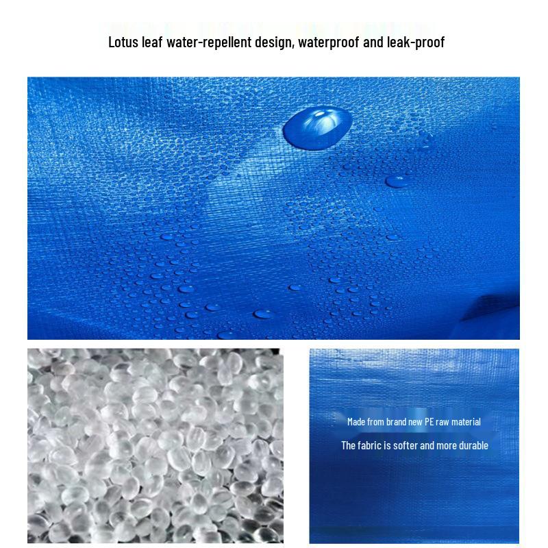 Durable Outdoor Waterproof Sunshade Tarpaulin - Anti-aging PE Rainproof Fabric