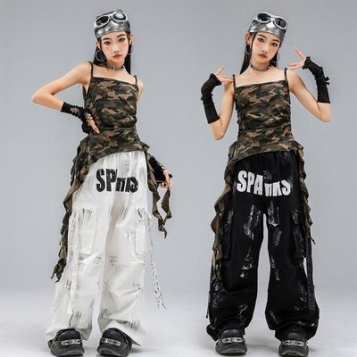Modny strój do tańca w stylu streetowym dla dzieci: Kostium Hip-Hop & Jazz