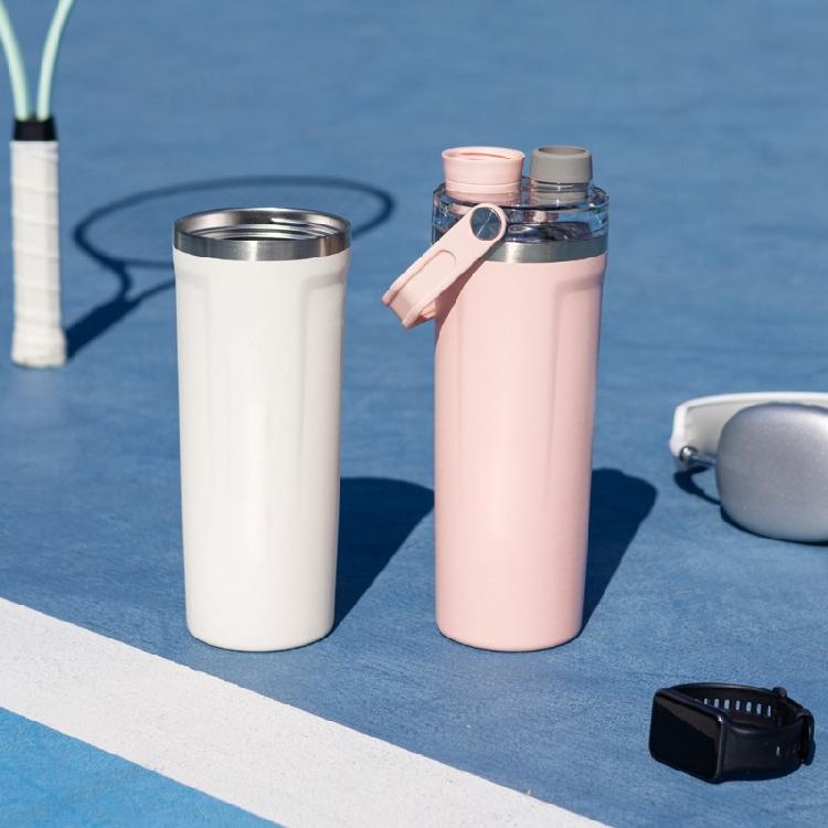 800Ml Nonrust Steel Vacuum Water Bottle With Leak Proof Seal And Ergonomic Handle For Travel Hydrations