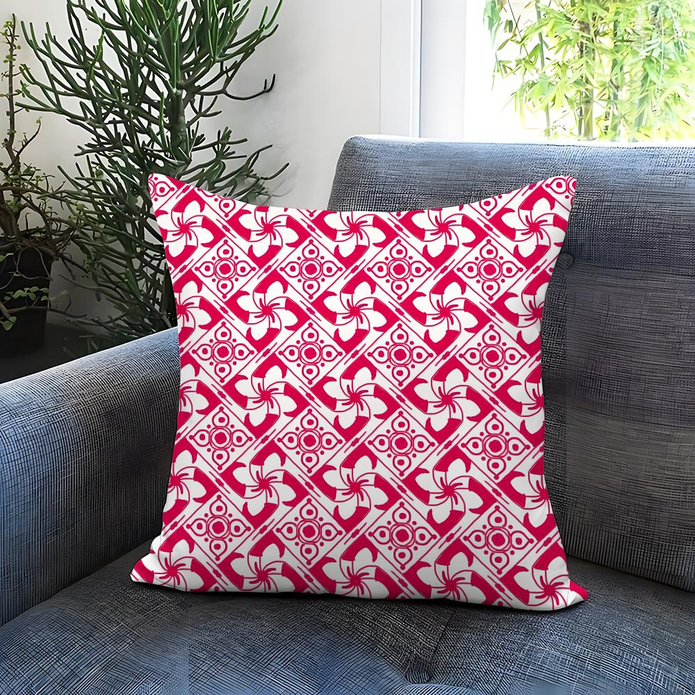 Bohemian Pattern Cushion Cover Comfortable Reversible Pillow Cover Ideal For Car Sofa Bedroom & Beyond