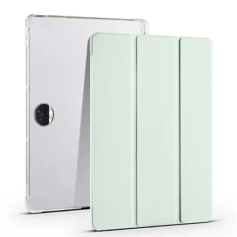 Pen Holder Flip Tablet Case for Honor Pad 9 8 V8 Pro 12.1 " 12 Inch X9 X8 A Pro 11.5 " 11 " Soft Clear Shockproof Protect Cover