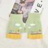 Cute Winter Knitted Train Gloves - Windproof & Warm for Adults