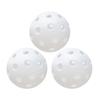 3Pcs/set Colorful Pickleball Ball 40 Holes Small Drilled Holes, Glow in The Dark Pickleballs Outdoor Picklebal Ball Set