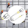 Climbing Safety Lanyard Restraint Belt Carabiner Protective Rope Polyester And Steel Material
