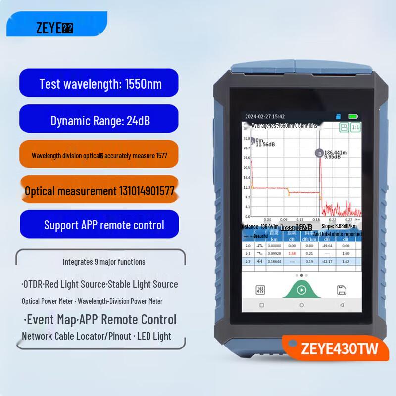 Zeye OTDR Optical Fiber Fault Locator