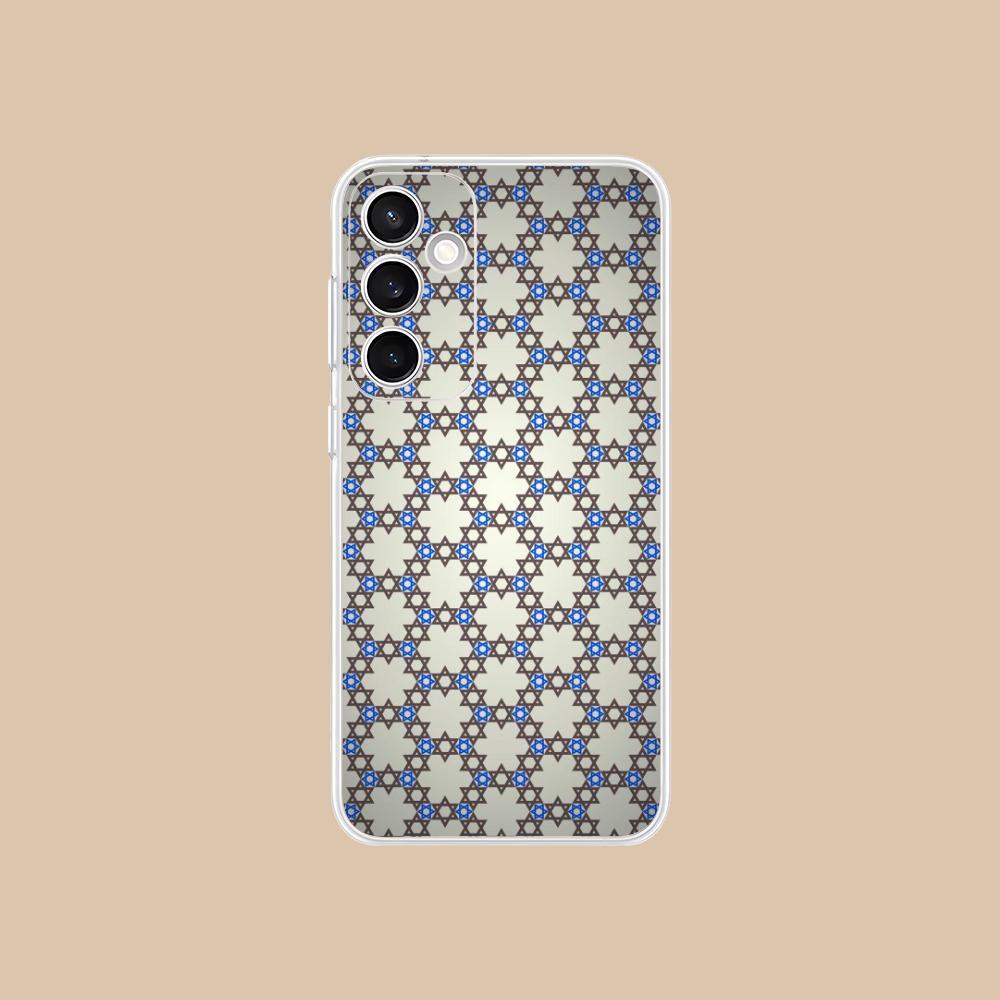 Jewish Hanukkah Mobile Phone Case for Samsung Galaxy S25 S24 S23 S22 S21Plus FE Ultra Clear Colorful Cover Smartphone Cover