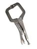 Steel Locking C Clamp Pliers 9 Inch for Welding Fabrication Wood Tenon Alignment and General Purpose Clamping Tasks