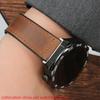 Fibbia Magnetica Pelle di Mucca Vera Pelle Cinturino Orologio 20 22mm Rilascio Rapido Morbido Impermeabile Uomo Fondo in Silicone Cinturino Orologio Bracciale