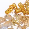 120Pcs Hair Braid Hoops Accessories Braiding