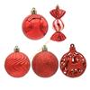 Christmas Balls Set of 40 Plastic Sphere Ornaments Hanging Crafts Decor 55KF