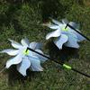 5pcs Silver Bird Repellent Windmill-Large Octagonal Windmill 1pc Silver Flake