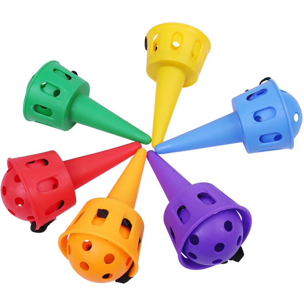 Throw Catch Ball Game Toy 16.5cm Skill Development Interactive Ball Game Set for Travel Outdoor Purple