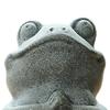Green Sandstone Meditation Frog Ornament Sitting Frog Figurine Statue Animal Sculpture Indoor Outdoor Aquarium Water Garden Decoration