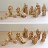 10 pz/set Scena Natività di Cristo Statuina Bambino Famiglia Mangiatoia Statuette Artigianato in Resina Miniature Ornamento Religioso Chiesa