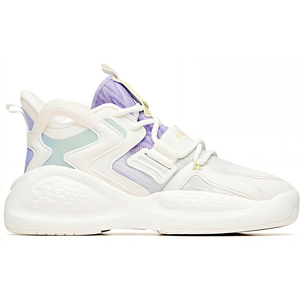 New Anta Bastard 2.0 Life Collection Slip Resistant Coverage Mid Top Skateboard Shoes Women's Fluorescent Light Green 122038081-5