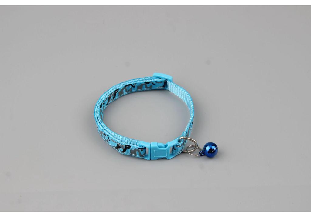 Pet Camouflage Fabric Collar with Bell for Cats
