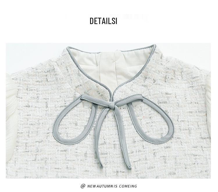 2025 Fashionable Girls' Princess Dress with Puffy Tulle Skirt - Spring/Autumn Collection