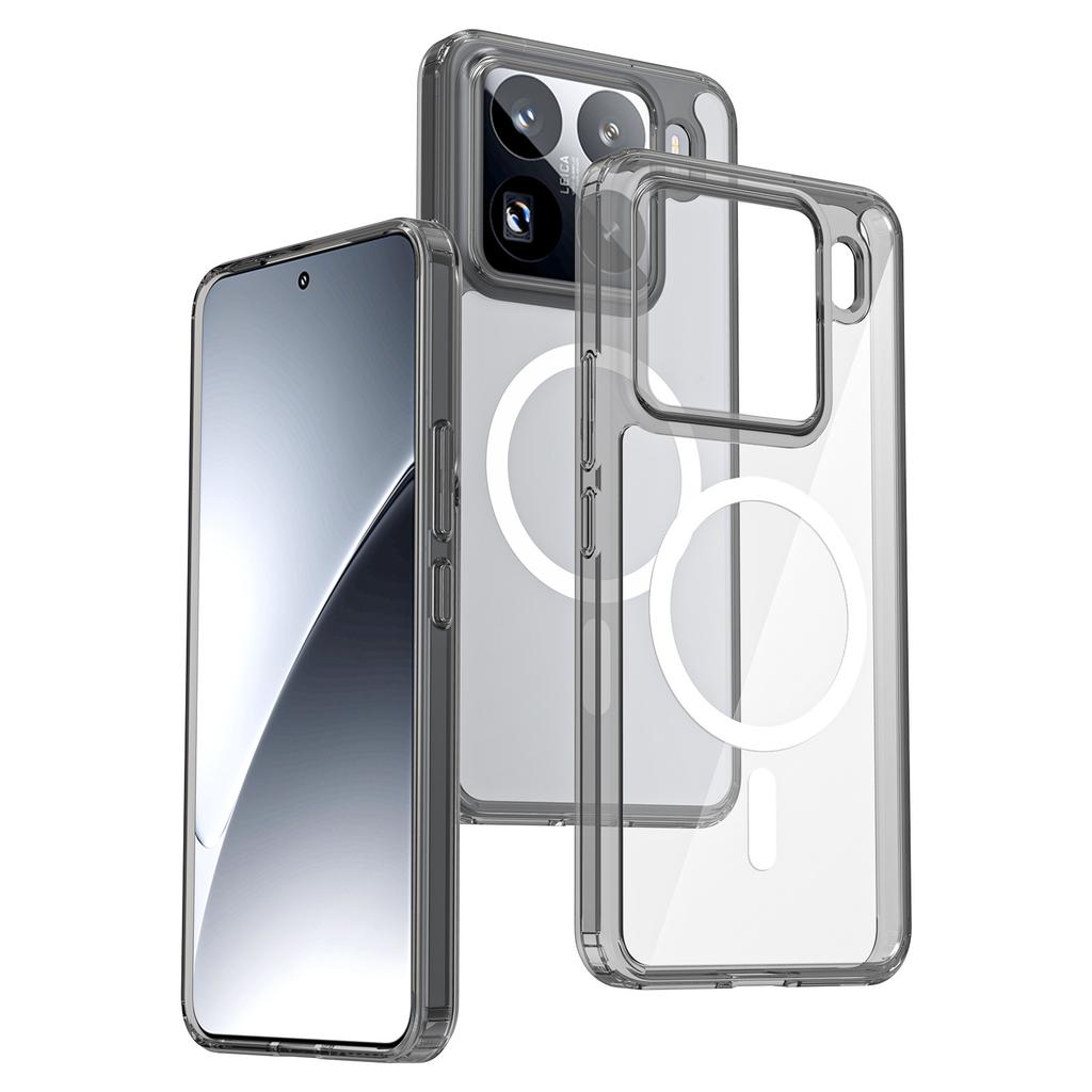 For Xiaomi 15Ultra Phone Case 15t Fully Transparent Magnetic Suction All Inclusive Xiaomi 14pro Ultra-thin Protective Case