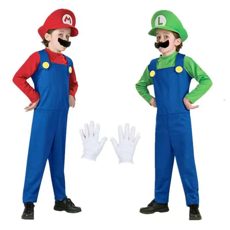 Halloween Mario Super Mary anime parent-child dance show anime clothes two-dimensional cos costumes