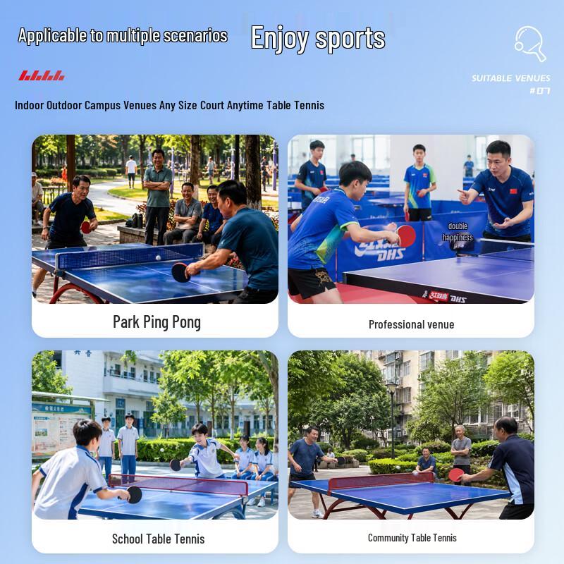 Double Happiness 6-Star Table Tennis Racket