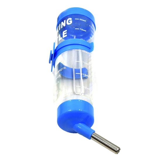 80ML/125ML Hamster Water Bottle Steel Ball Design Non-drip Plastic Small Animal Auto Dispenser Pet Supplies
