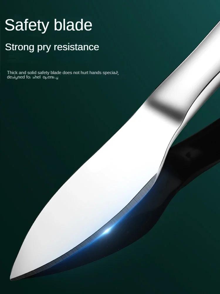 Stainless Steel Oyster Knife Creative Shell Opener Commercial Open Scallops Professional Oyster Opening Tools Kitchen Gadgets