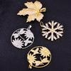 Maple Leaf, Snowflake, Dragonfly, Butterfly Charms: Round Pendant for DIY Necklace/Bracelet.